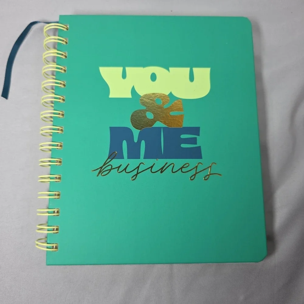 Tabitha Brown x Target You & Me Business Spiral Journal Planner Teal Hardcover